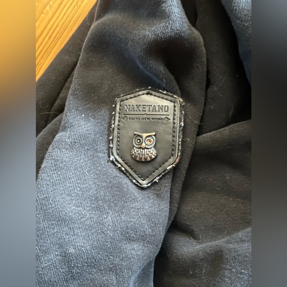 NAKETANO ALL BLACK SWEATSHIRT WOMANS SIZE LARGE - Picture 5 of 5